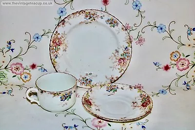 Buy Fabulous C1880 William A. Adderley Bone China Tea Set KOLB Trio Cup Plate • 25£