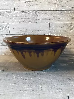 Buy Vintage Ragon House 2 Quart Pottery Stoneware Brown Drip Glaze Bowl   • 18.63£