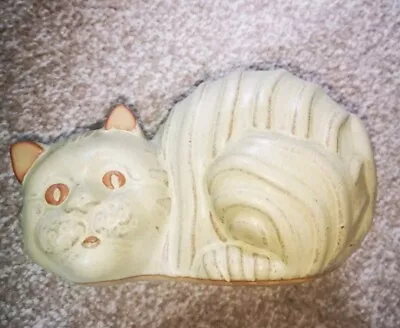 Buy Tremar Pottery - Cat Money Box -  Cornish - Vintage Stoneware 1970's • 3.99£