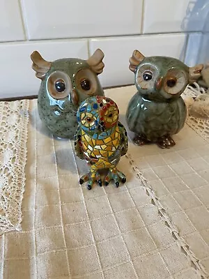 Buy Porcelain Owl Ornaments • 9.99£