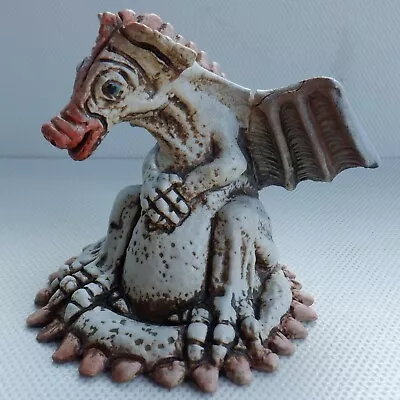 Buy ZELL OSBORNE  Vintage Dragon No.1 Ceramics Studio Pottery Cornwall Sitting 1980s • 19.95£