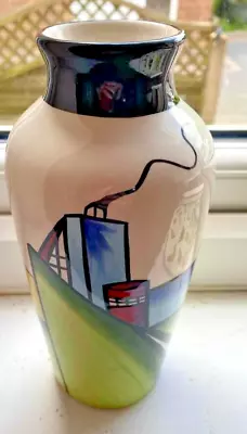 Buy Lorna Bailey Deco House Vase SIGNED FREE POSTAGE • 21£