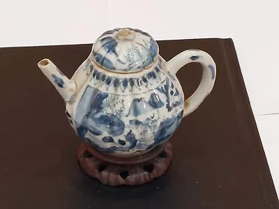 Buy Chinese Melon-shaped Kangxi Landscape Teapot • 390£