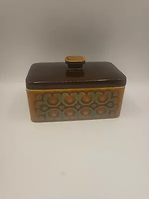 Buy Vintage Hornsea Brontë Saffron Lidded Butter Dish. • 16£