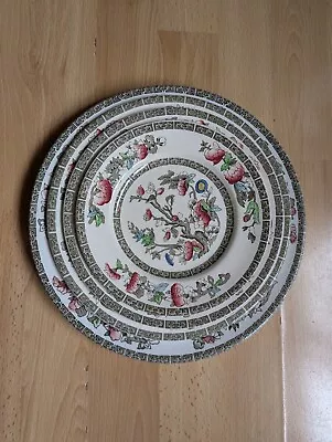 Buy 4x Vintage Johnson Bros   Indian Tree  Serving Plates 4 Different Size • 22.95£