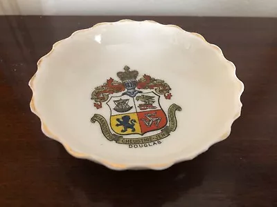 Buy Vintage Crested Ware  W H GOSS. Dish Douglas Isle Of Man • 7.95£