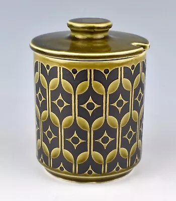 Buy Vintage Hornsea Pottery Green Heirloom Covered Jam Pot By John Clappison • 19.99£
