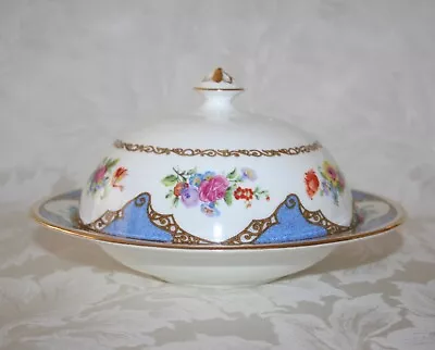 Buy Very Rare Antique Hammersley 481 Cornflower Blue Floral Sprays Vegetable Dish • 24.99£