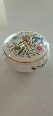 Buy Aynsley Wild Tudor Floral Trinket Dish Fine English Bone China  • 7£