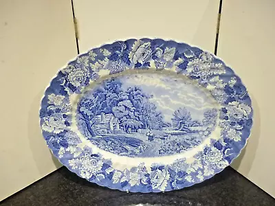 Buy Vintage Woods Ware English Scenes Platter 16 X12.5  • 22£