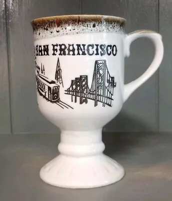Buy Vintage San Francisco Irish Coffee Mug 1970s Stoneware Golden Gate Bridge  • 18.64£