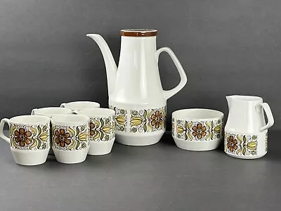 Buy Vtg Wood & Sons England  Boutique  Coffee Tea Pot & Mug Set-MCM Floral Pattern • 79.20£