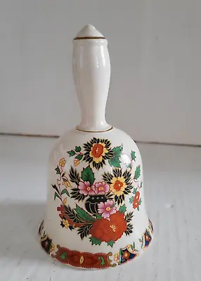Buy Vintage English Sadler Decorative Floral Porcelain Bell Ornament - Rare • 16.29£