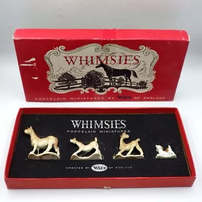 Buy WADE WHIMSIES 1950s Porcelain Rare No.5 Set BOXED • 45£