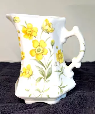 Buy Vintage English Bone China Jug/pitcher/creamer  Primrose Pattern - 4  Tall • 6.75£