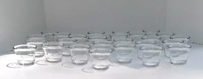 Buy Set Of 25 Libbey Votive Clear Glass Candle Holders-Wedding -Showers 1.75  Tall • 14.44£