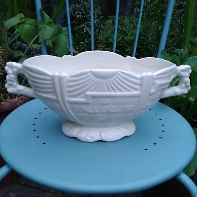 Buy Vintage Quality Arthur Wood England White  Garden Wall  Planter Vase • 14.99£