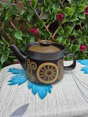 Buy Vintage Retro Denby Arabesque Stoneware Teapot Gill Pemberton Retro • 25£