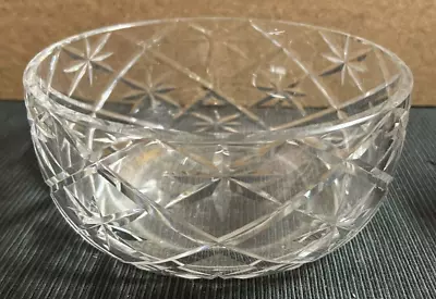 Buy Cut Glass Fruit Bowl, 17cm, (G245) • 19£