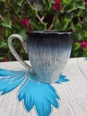 Buy Rustic Denby Halo Speckled Blue Black Inside Coffee Mug Cup  • 12£
