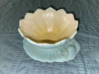 Buy Vintage Grimwades Royal Winton Blue Lustre Ware Lotus Sundae Bowl Dish • 16.71£