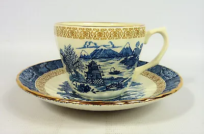 Buy Vintage Grindley England 'Chinese Garden' Teacup And Saucer • 8£