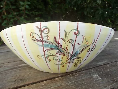 Buy Bourne Denby Glynn College Bowl - 1950's/60's - Hand Painted • 11.99£