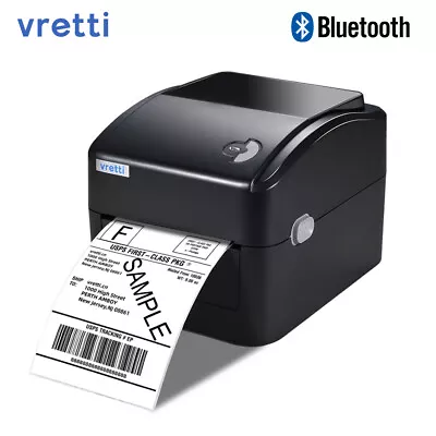 Buy Vretti Thermal Label Printer Bluetooth+USB For Shipping Labels DPD GLS Royal Mai • 88.79£