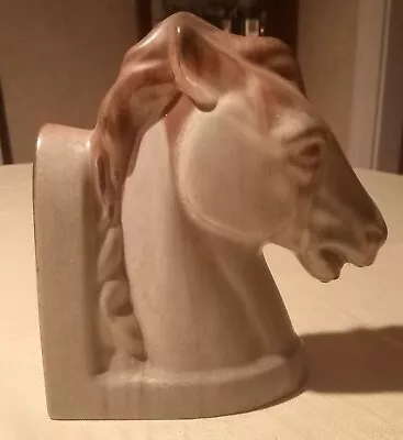 Buy Vintage MCM Slate Glaze Horse Bookend By Blue Mountain Pottery • 7.77£