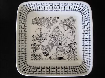 Buy HTF Very Good ARABIA Vintage MCM 5-1/4  Square Bowl/Dish EMILIA Uosikkinen • 46.21£