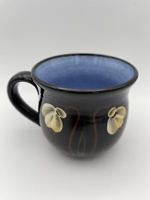 Buy Signed Yeo Pottery Clevedon Hand Thrown Hand Painted Snowdrop Flower Design Cup • 5£