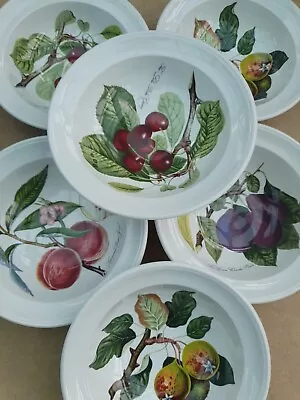 Buy 6 X Portmeirion Pomona The Goddess Of Fruit, Dessert - Starter Dish Bowl D17cm • 34.95£