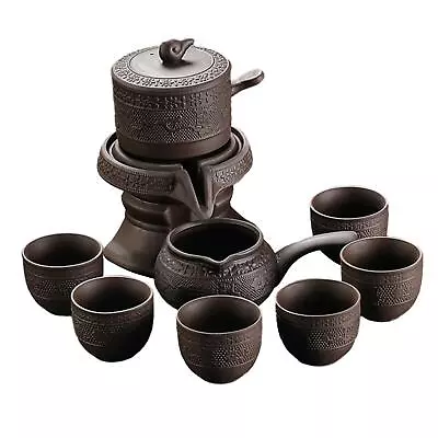 Buy Purple Clay Tea Set Chinese Kung Fu Tea Set Handmade Teapot Zisha Kung Fu • 29.70£