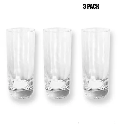 Buy 3pk Highball Clear Glasses Tall Bar Drinking Party Tumblers Cocktail Water Juice • 8.64£