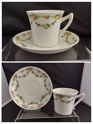 Buy Art Deco THOMAS FORESTER PHOENIX WARE TEA CUP And SAUCER No.3898 Floral Swag • 1.99£