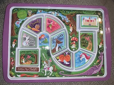 Buy Fred Dinner Winner Melamine Enchanted Forrest Fussy Eater Kids Food Fun Plate I3 • 11£