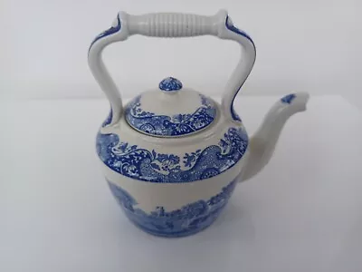 Buy Spode In Minature Blue 'Italian' Teapot Kettle Made In England C.1816 AO • 14.99£