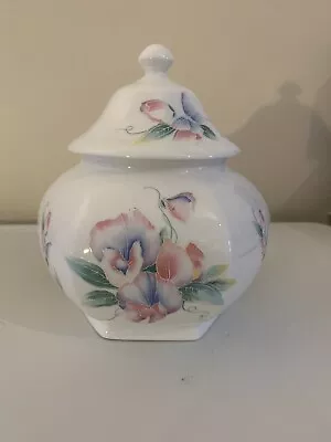 Buy Aynsley China. Little Sweetheart. Bulbous Pot With Lid. • 12£