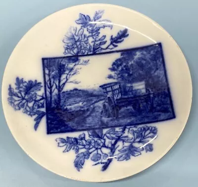 Buy Antique Victorian Flow Blue China Plate • 15£