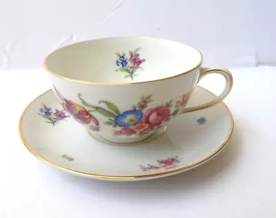 Buy Thomas Floral Gold Trimmed Tea Cup And Saucer Set Made In Germany • 14.90£