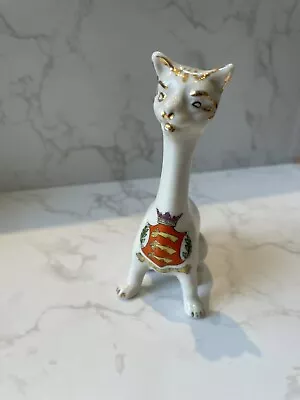 Buy Vintage Arcadian Crested China Cat With Ilford Crest • 4.99£