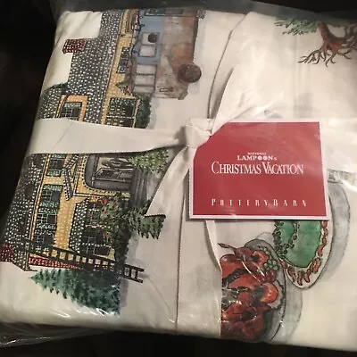 Buy NEW Pottery Barn FULL Sheet Set National Lampoons Christmas Vacation • 125.69£