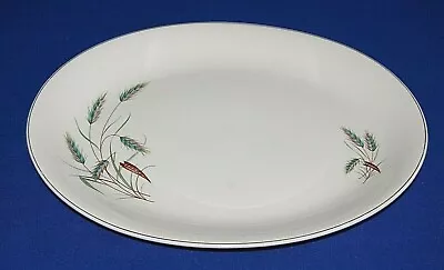Buy Alfred Meakin Marilyn Wheat Pattern Large Oval Serving Platter 35.5 X 30cm • 10.39£