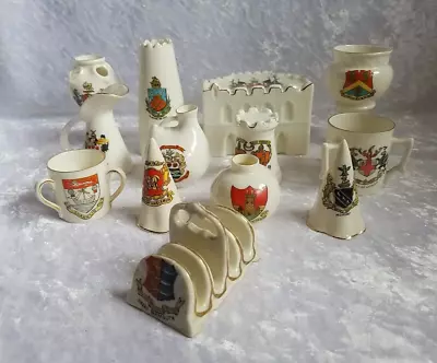 Buy Bundle Mixed Job  Lot Of 13  Arcadian & Gemma  Crested China • 19.99£