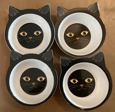 Buy Pottery Barn Kids Kitten Melamine Bowls Multicolored Set Of 4 • 18.64£