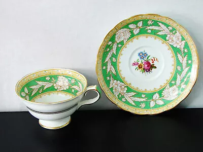 Buy Copelands Grosvenor China England Cup Saucer  Green Duchess  Pattern • 18.64£