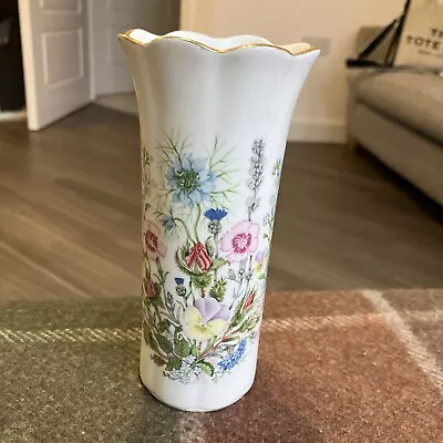 Buy Large Aynsley Vase  Wild Tudor  Collection Fine Bone China, Made In England • 10£