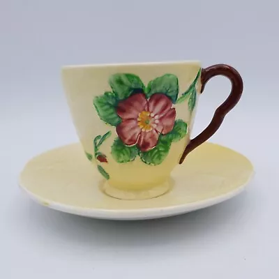 Buy Vintage Carlton Ware Australian Design 'Wild Rose' Tea Cup And Saucer • 16.99£