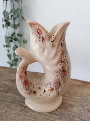 Buy Fosters Pottery Cornwall Fish Glug Jug Vase Ceramic • 20£