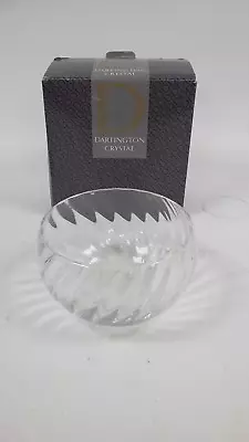 Buy Dartington Crystal Clear Glass Bowl W/ Original Box - Small Chip On Rim Vintage • 6.99£